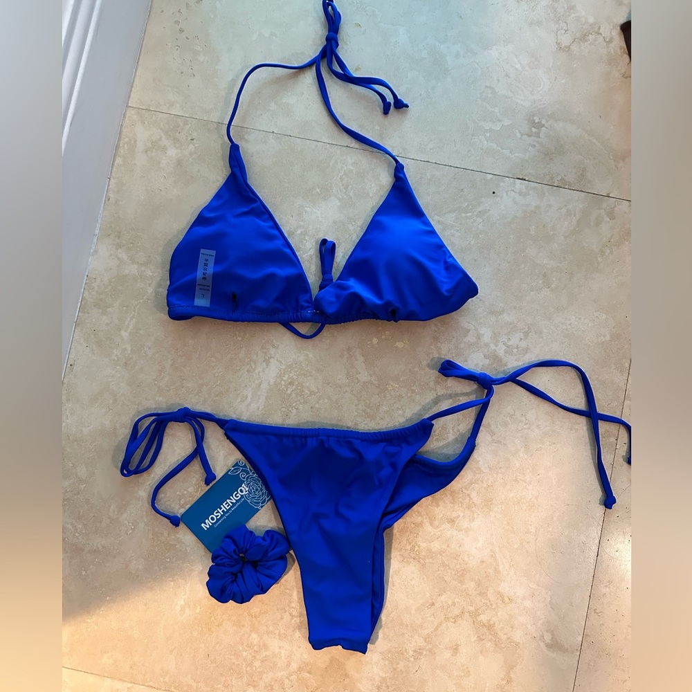 Brand new Royal blue moshengqi bikini